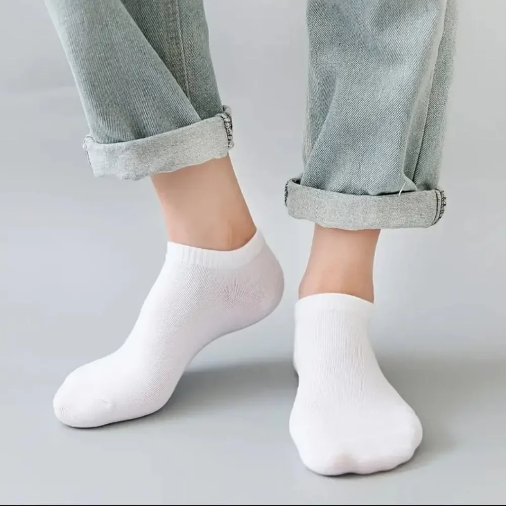 ankle sock bundle white black Gray pack set
